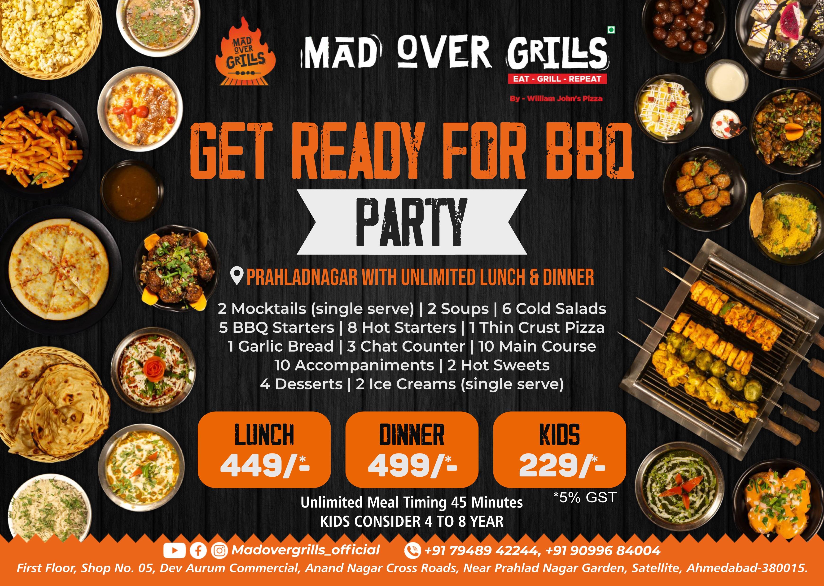Mad Over Grill - Prahlad Nagar