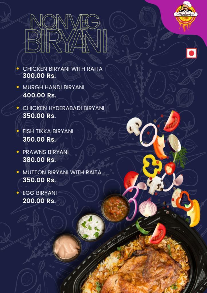 Tandoori Time - Starters Curries & more