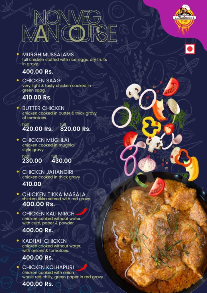 Tandoori Time - Starters Curries & more