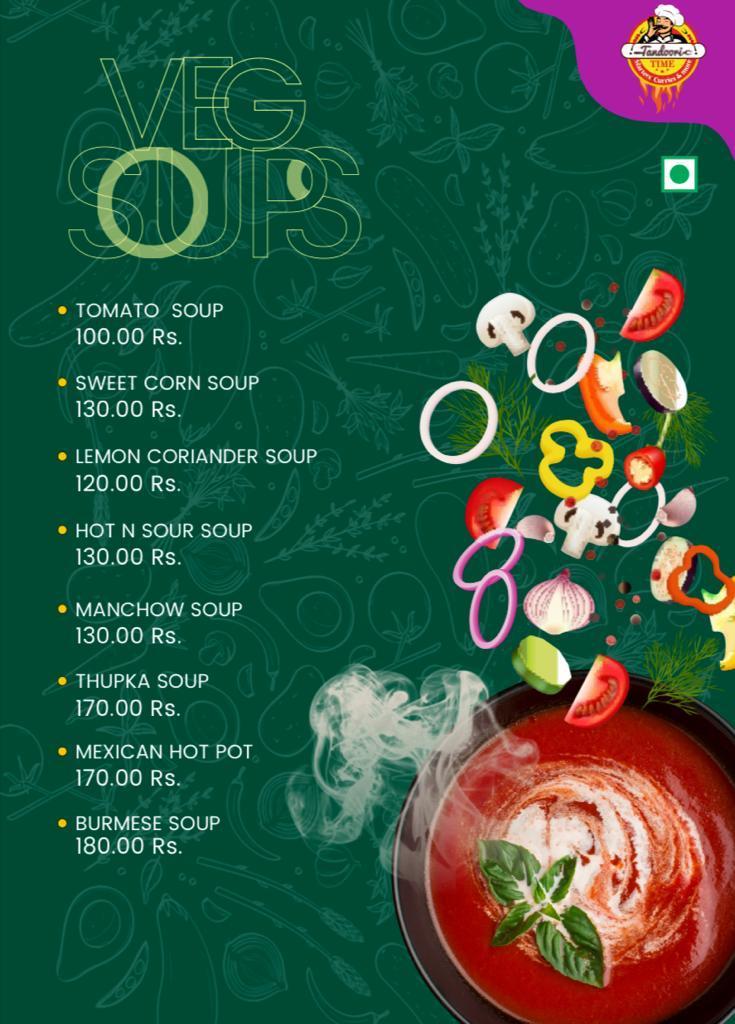 Tandoori Time - Starters Curries & more