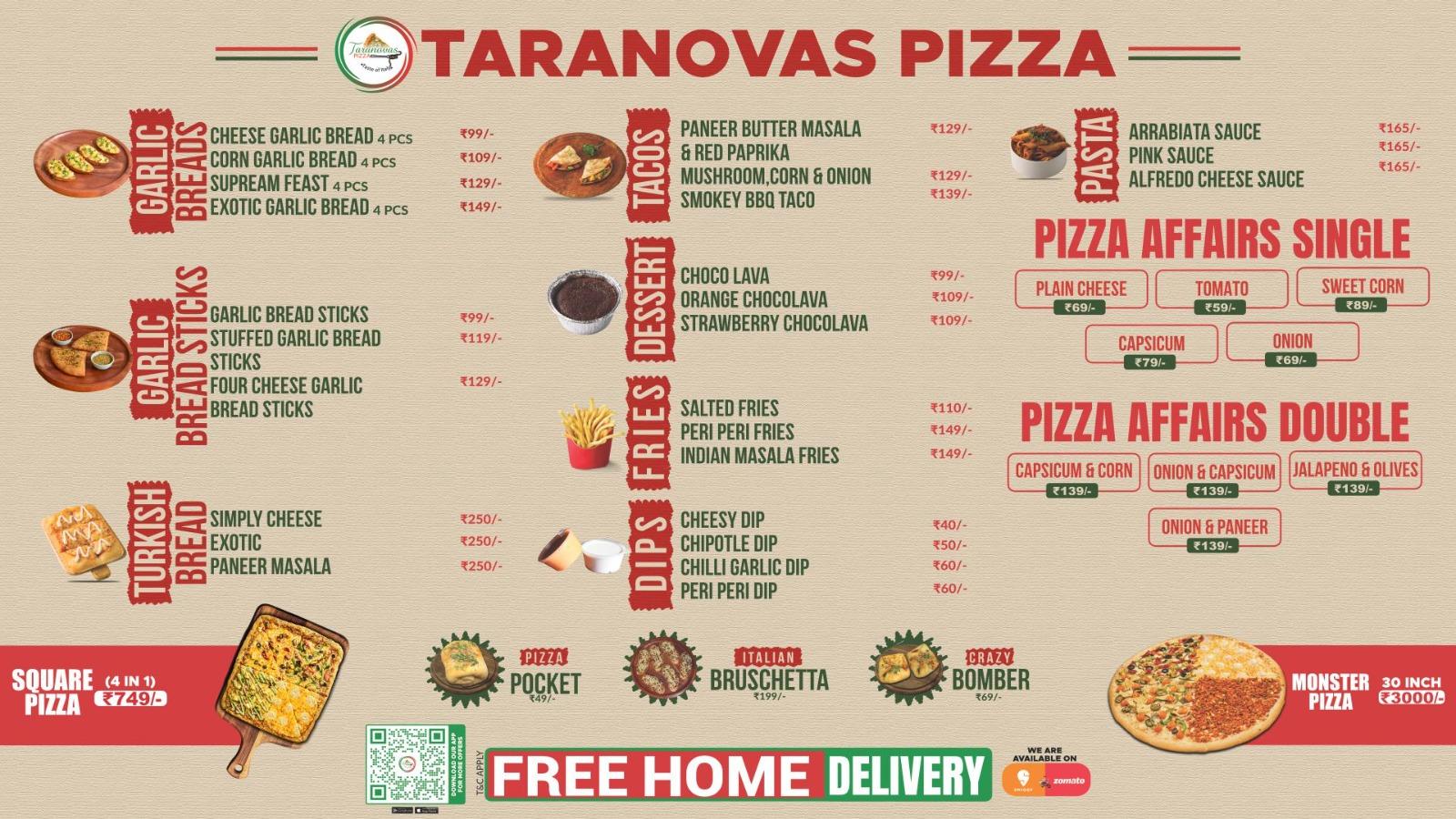 Taranovas Pizza - Chandkheda