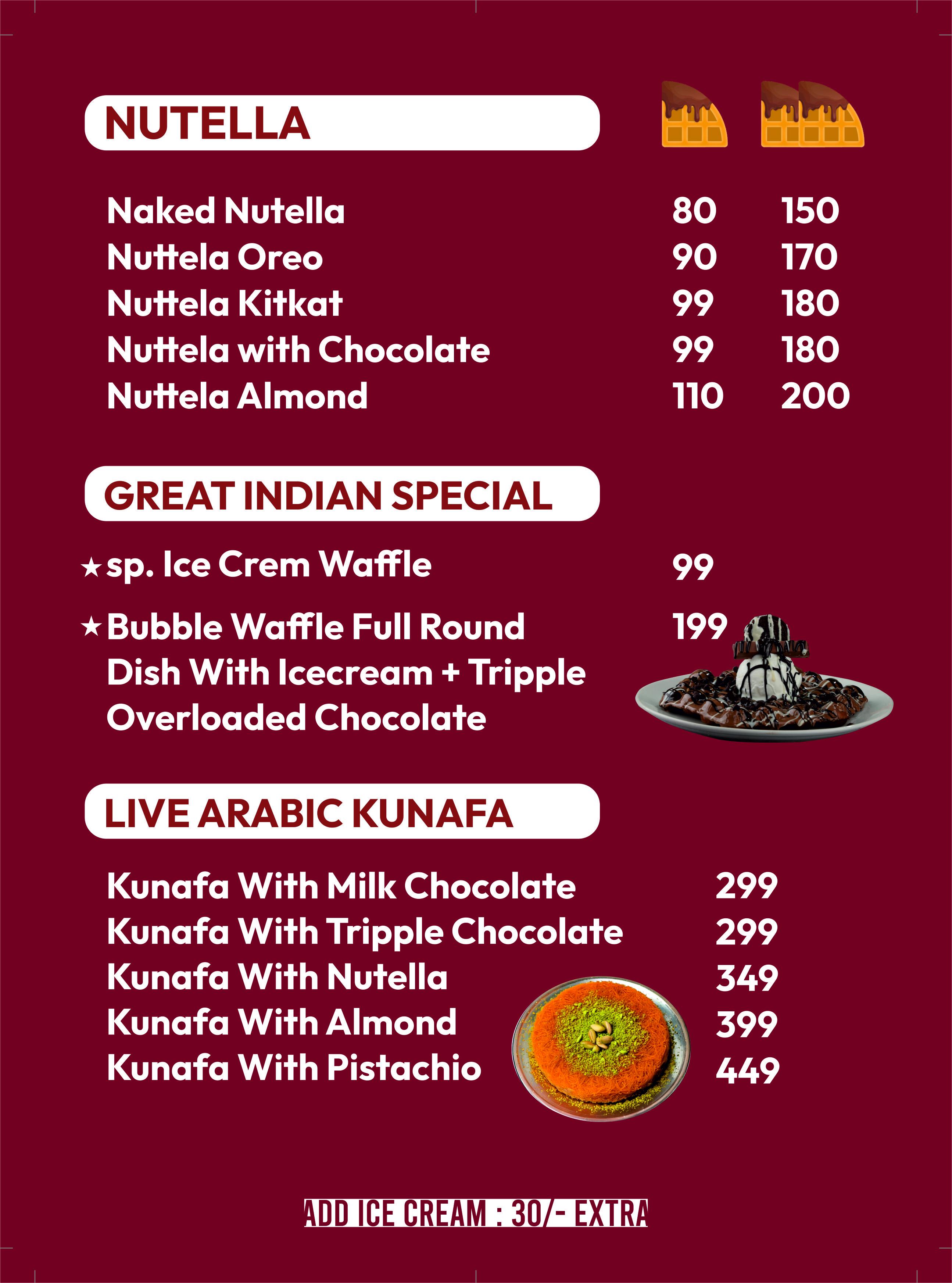 Great Indian Waffle - Nikol