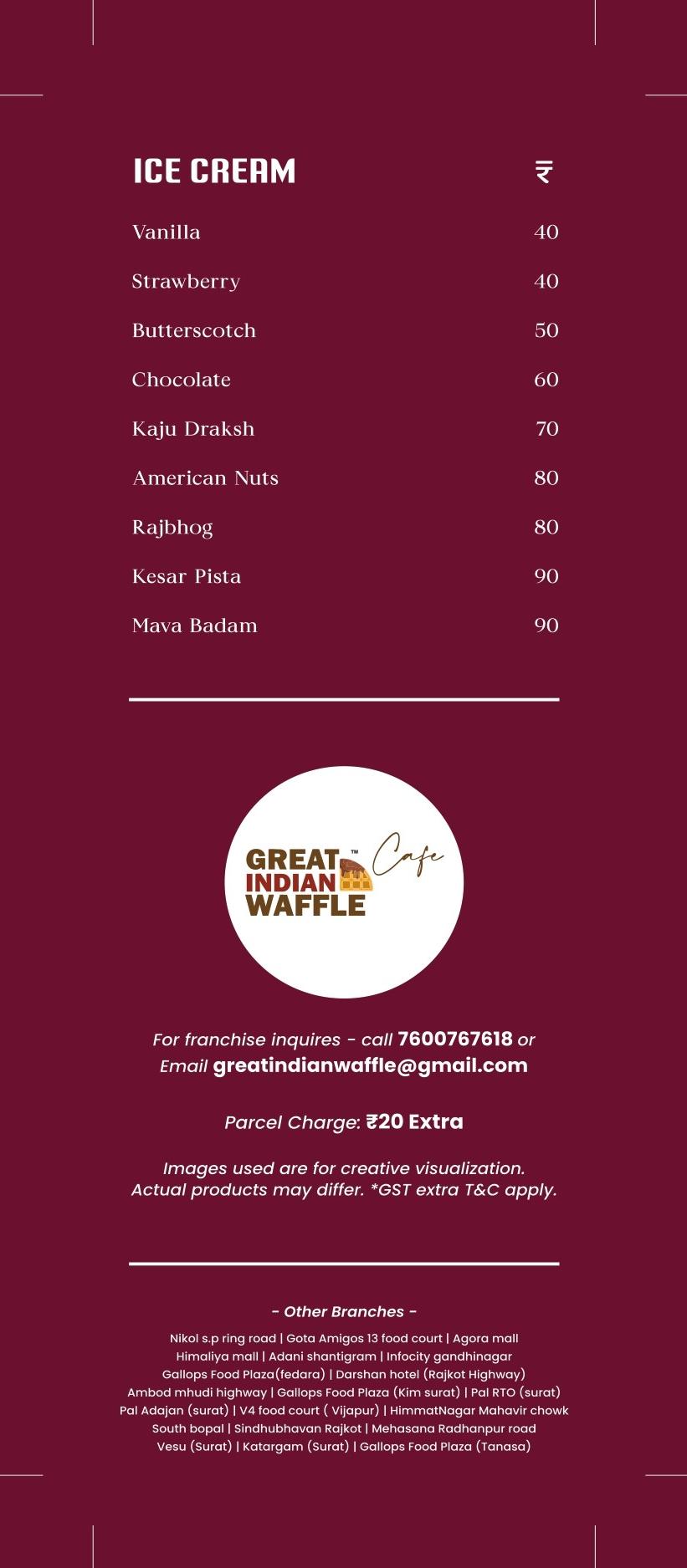 Great Indian Waffle - Shantigram